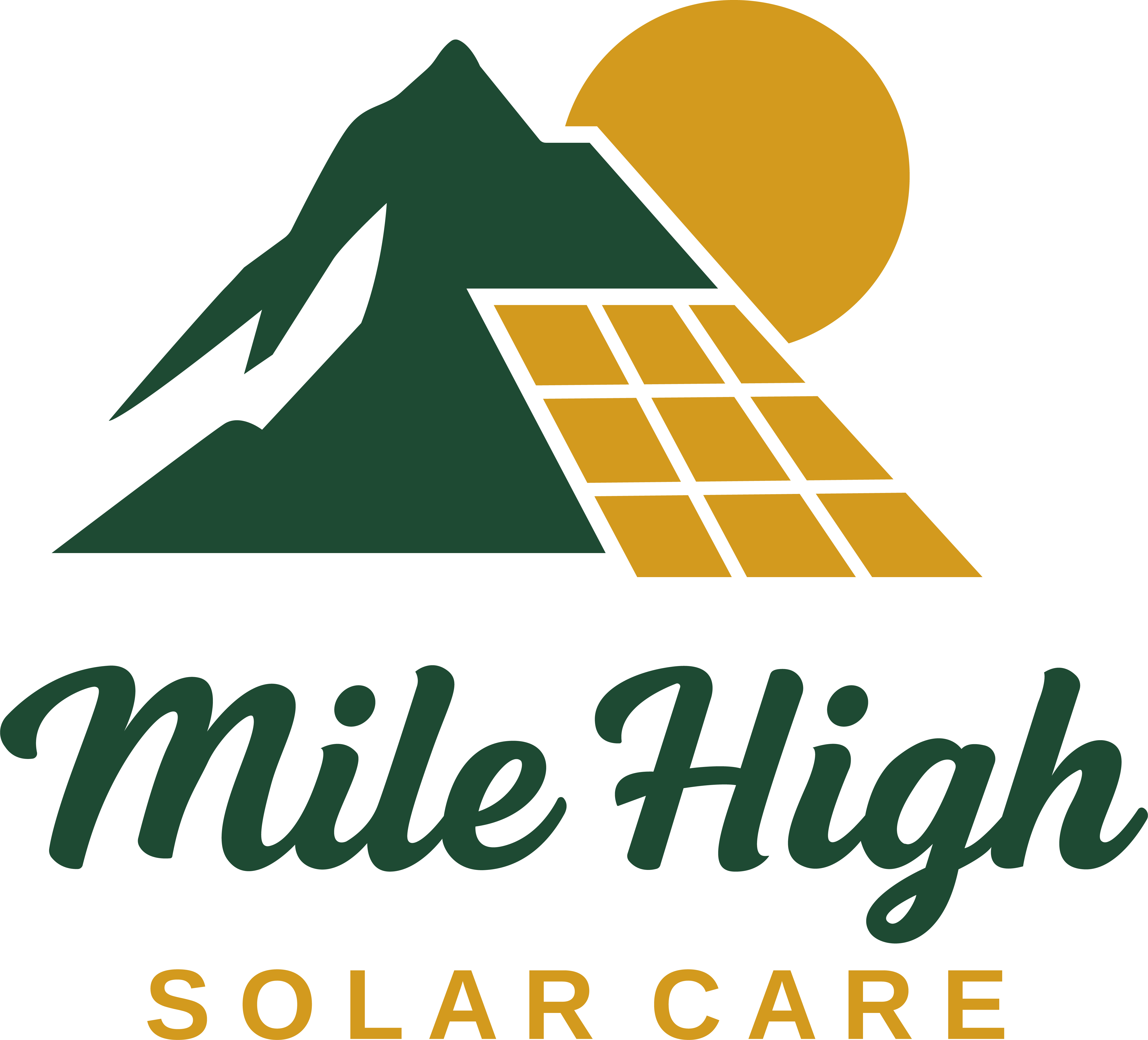 Mile High Solar Care Logo